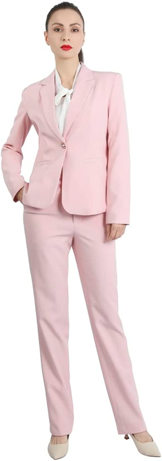 YUNCLOS Women's 2 Piece Office Work Suit Set