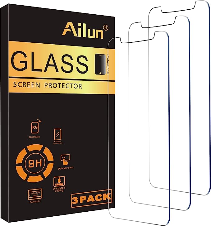 Ailun Glass Screen Protector Compatible for iPhone 11/XR,6.1 Inch 3 Pack Tempered Glass
